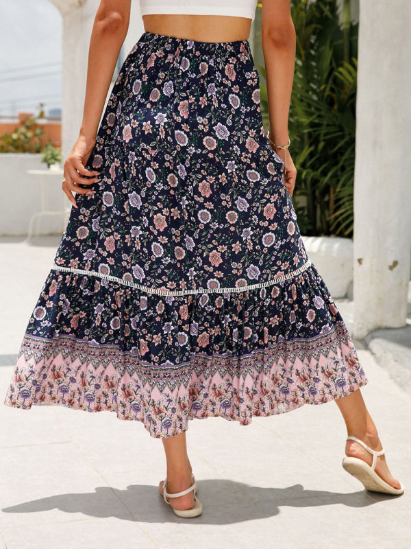 Bohemian Maxi Beach Skirt