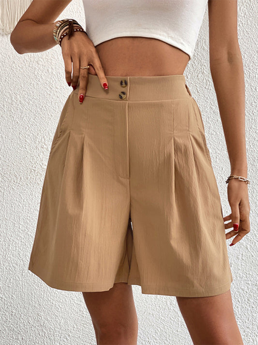 High Waist Wide Leg Shorts – Smiling Maria
