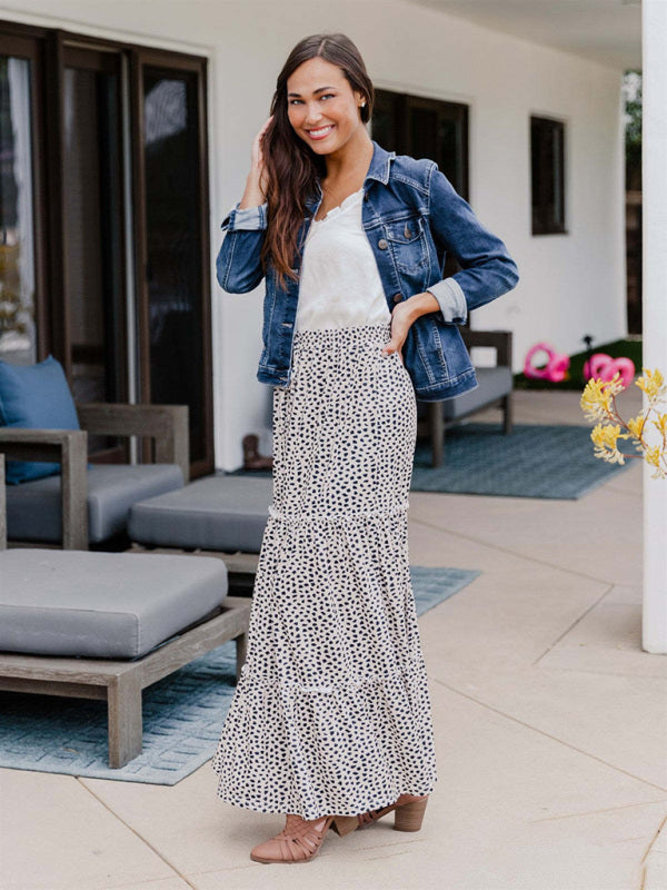 Polka Dot Resort Skirt – Smiling Maria