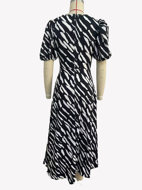 Floral V-Neck Midi Dress – Sleeveless, Lightly Elastic, Summer-Friendly Fit