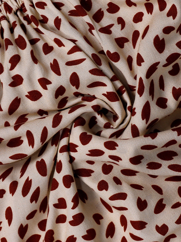 Off-the-Shoulder Halter Mini Dress – Heart Print, Woven Fabric, Sexy Fit