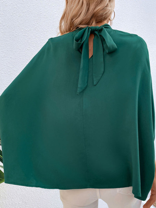 Schickes einfarbiges Damenhemd