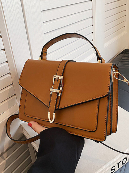 Retro PU Leather Crossbody Shoulder Bag