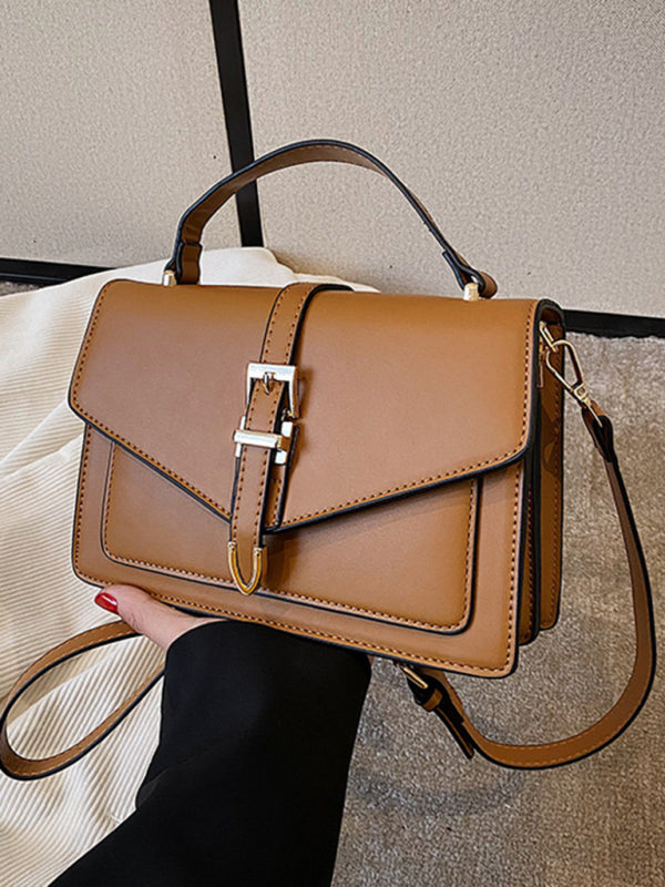 Retro PU Leather Crossbody Shoulder Bag