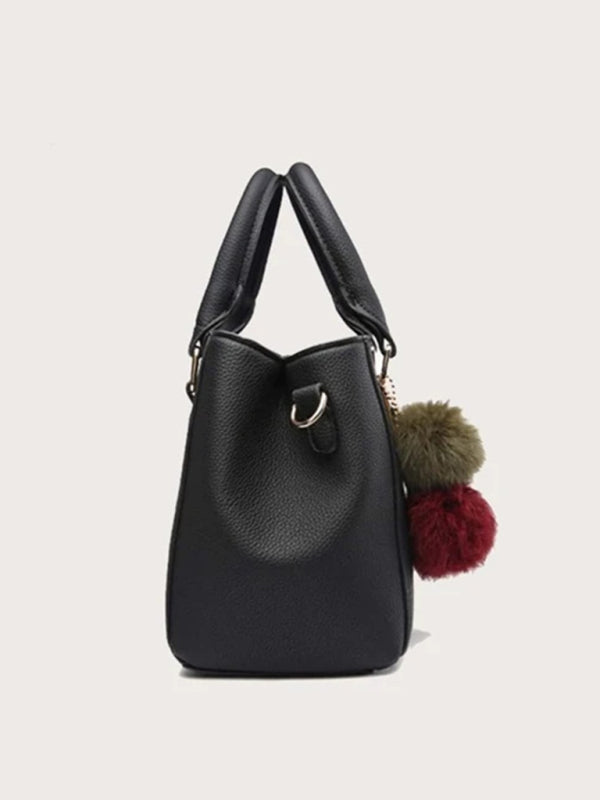 Women's PU Leather Shoulder Handbag