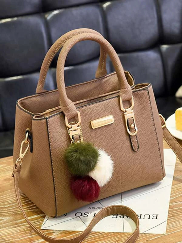 Women's PU Leather Shoulder Handbag