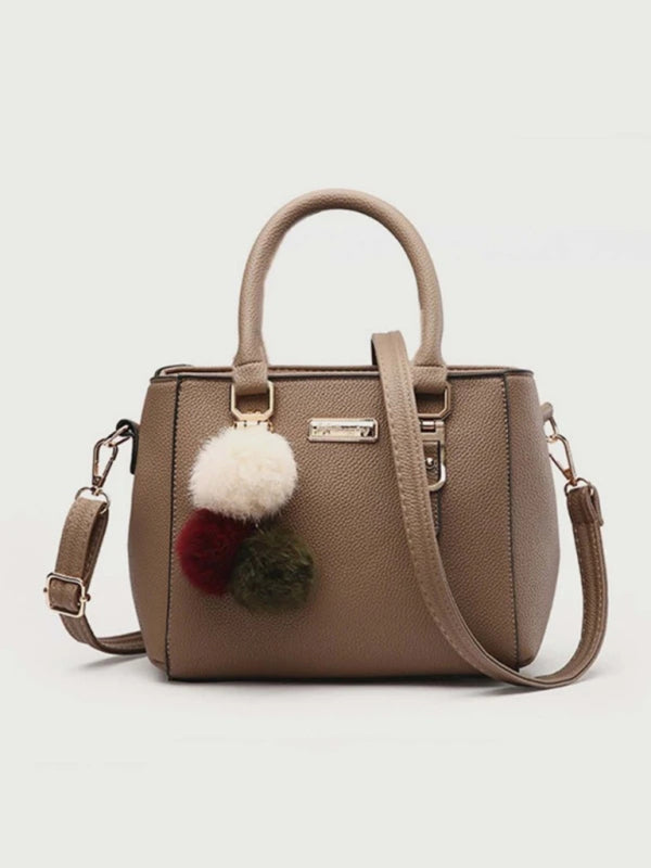 Women's PU Leather Shoulder Handbag