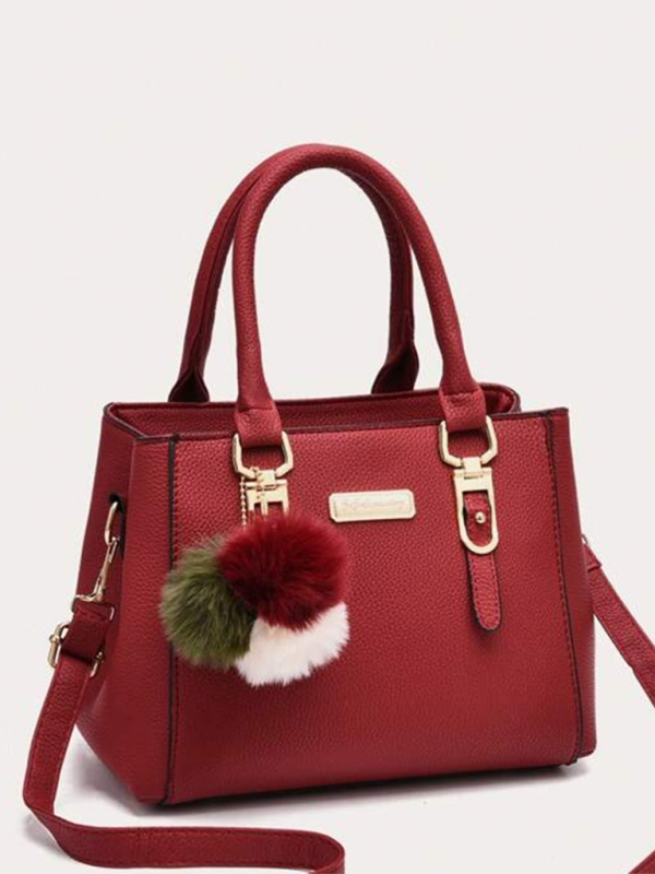 Women's PU Leather Shoulder Handbag