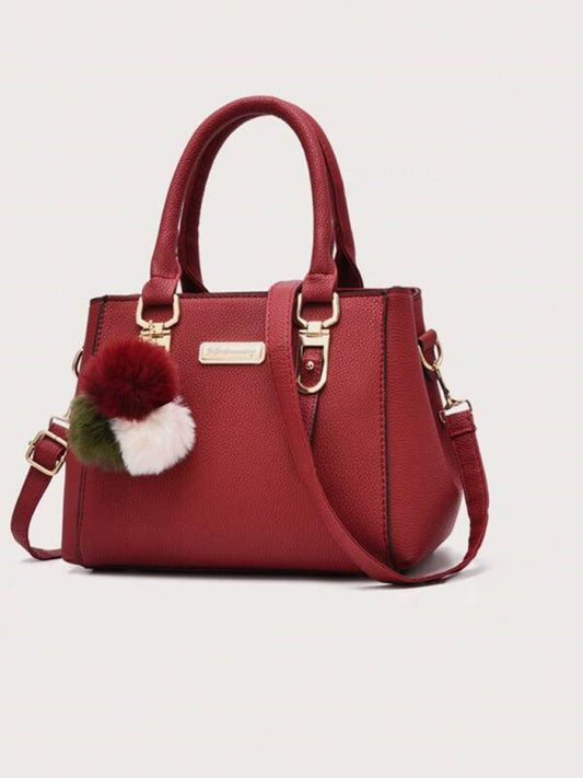 Women's PU Leather Shoulder Handbag