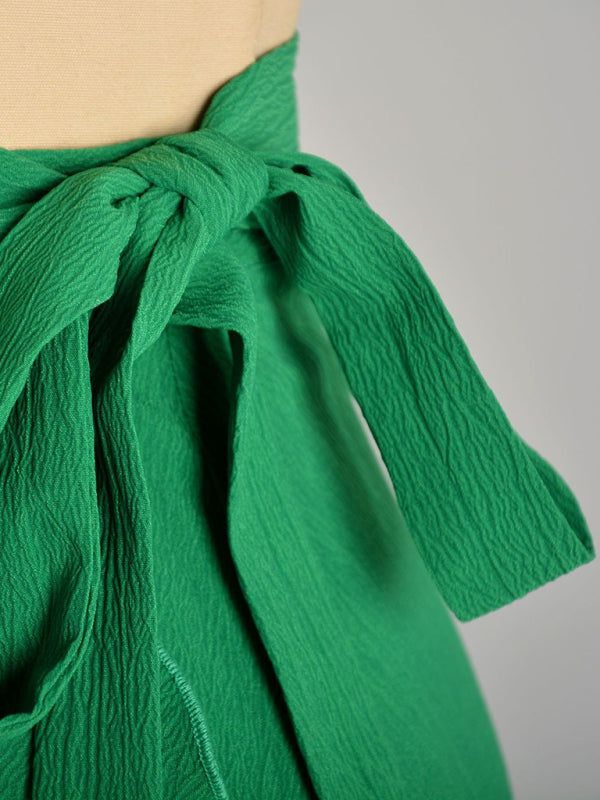 High Waist Ruffle Tie Skirt – Smiling Maria