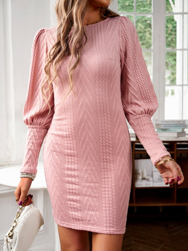 Slim Fit Rhombus Knit Wrap Skirt – High-Waisted, Stretchy Spring Style