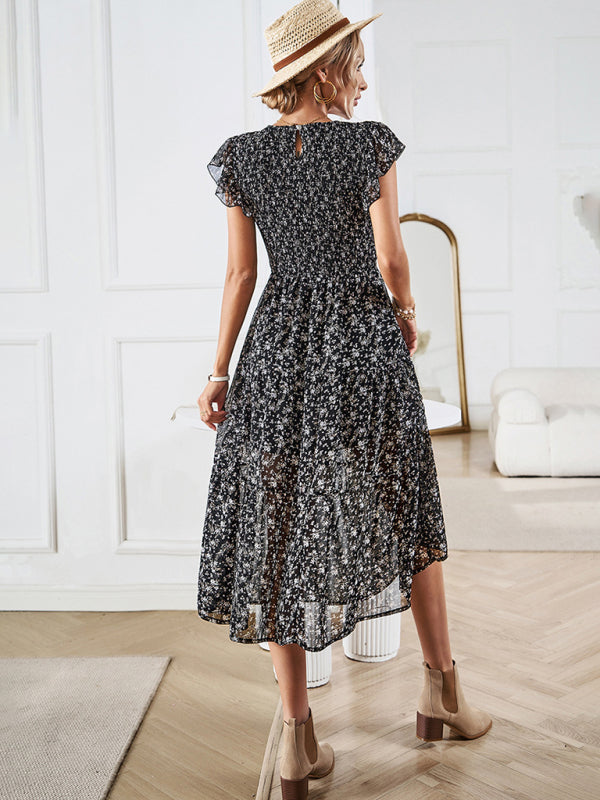 Elegant Romantic Floral Maxi Dress – Sleeveless, Lightweight & Woven