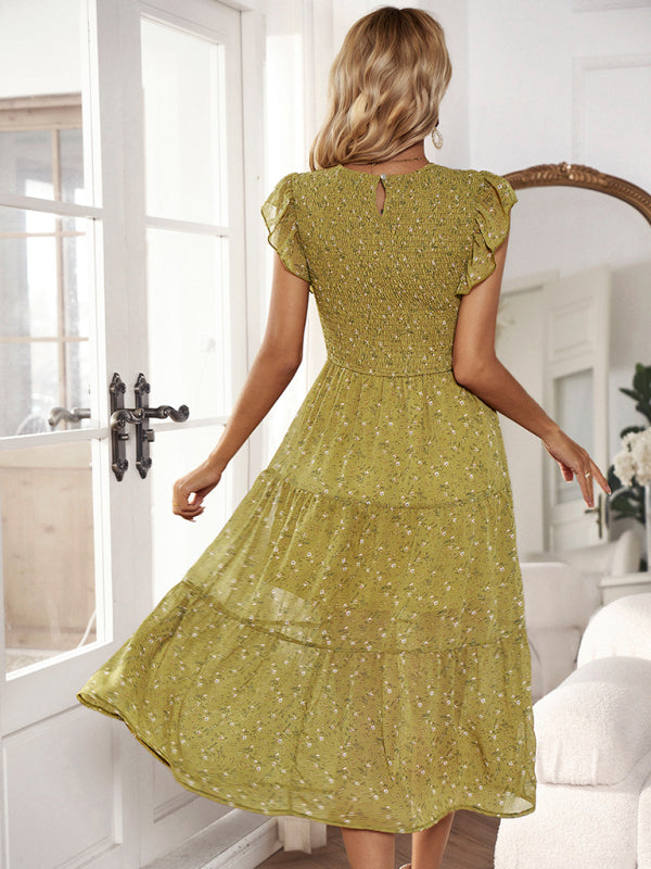 Elegant Romantic Floral Maxi Dress – Sleeveless, Lightweight & Woven
