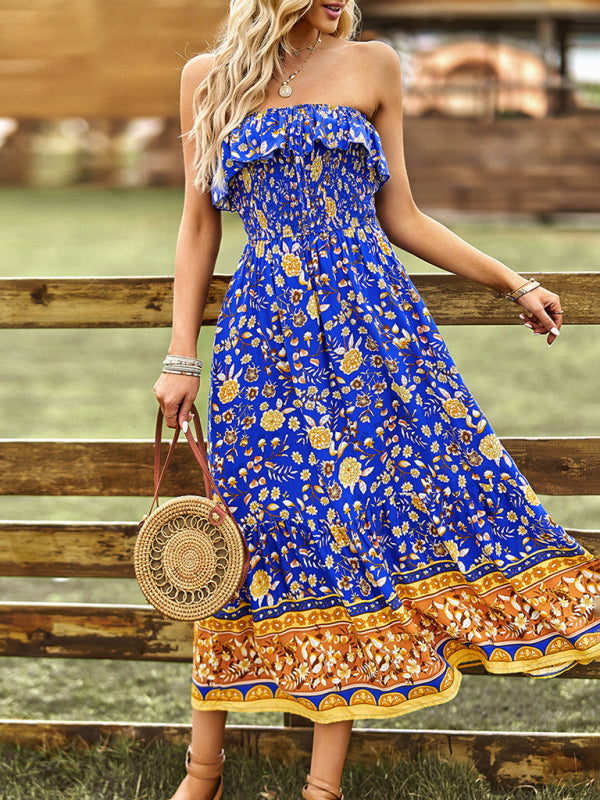Boho Vacation Maxi Dress – Women's Lightweight Resort Wear