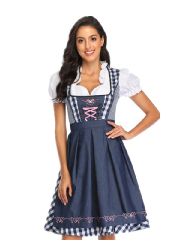 New German Oktoberfest Dress Maid Costume