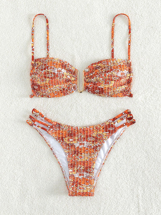 Boho Triangle Bikini Set – Fashion Print Two-Piece for Spring & Summer