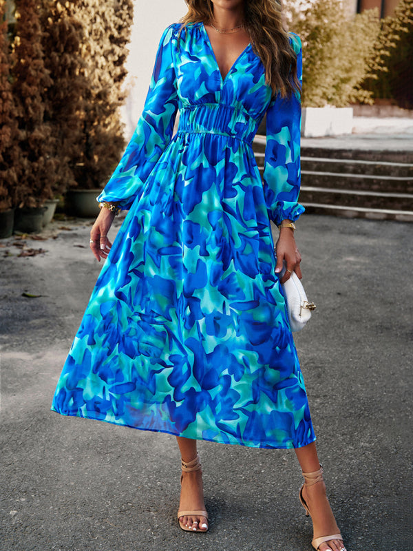 Bohemian Printed Maxi Skirt – Lightweight Woven Resort Style for Summer