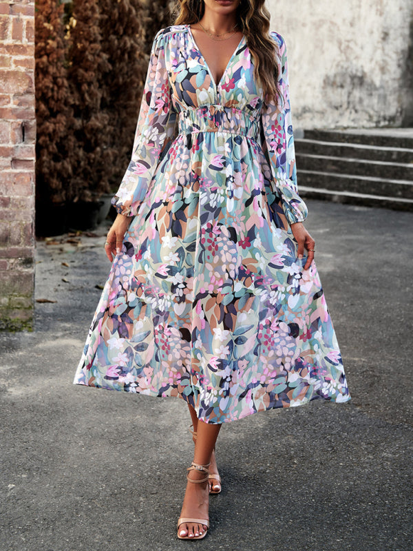 Bohemian Printed Maxi Skirt – Lightweight Woven Resort Style for Summer