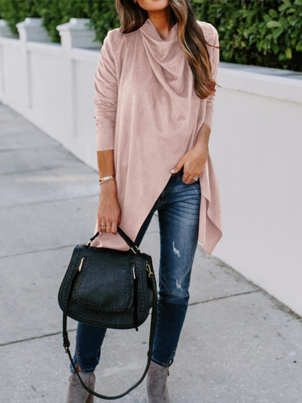 Women's Long Sleeve Solid Color Cardigan Jacket