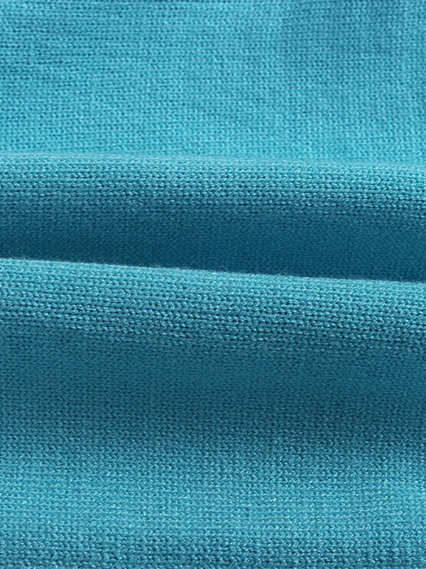 Rainbow Patchwork Knit Cardigan Sweater