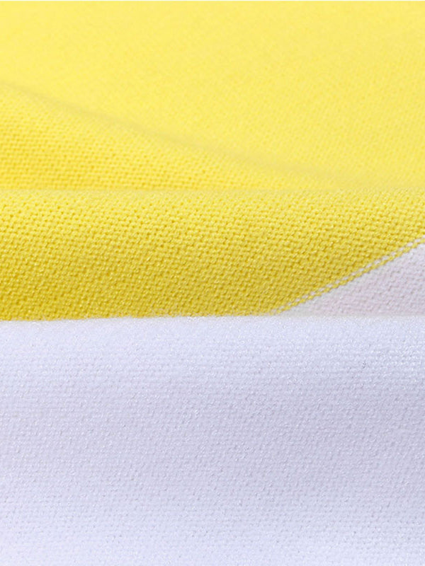 Rainbow Patchwork Knit Cardigan Sweater