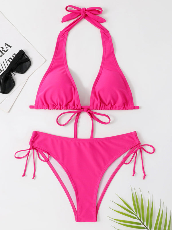 Strappy Self-Design Knit Bikini Set – Sleek, Sexy & Supportive Fit