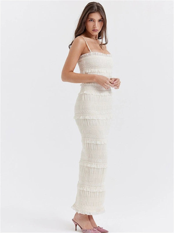 Strapless Bodycon Long Dress – Elegant & Sexy