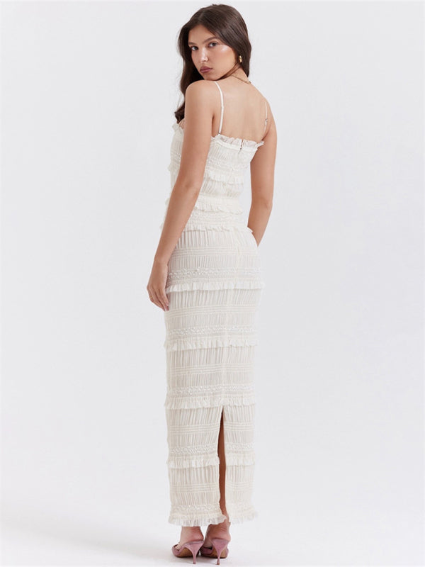 Strapless Bodycon Long Dress – Elegant & Sexy