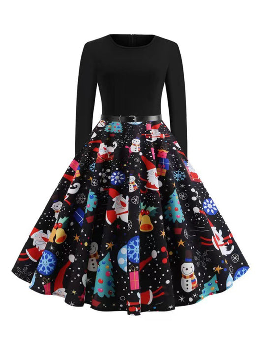 Plaid Belted Sleeveless Swing Dress – Elegant A-Line Style for Spring & Summer