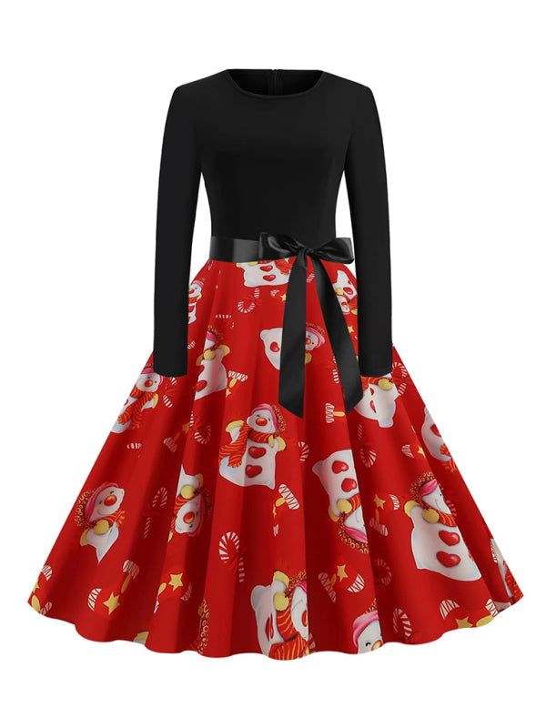 Plaid Belted Sleeveless Swing Dress – Elegant A-Line Style for Spring & Summer