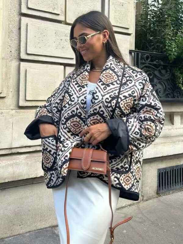 printed-contrast-stand-collar-cotton-coat-34839181