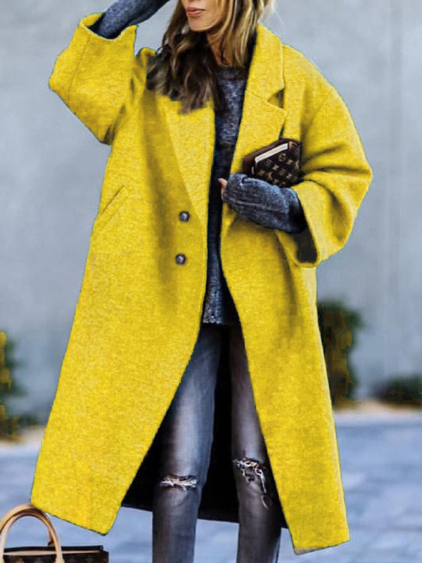 Пиджак для поездок из шерстяного смесового материала с лацканами – Smiling Maria