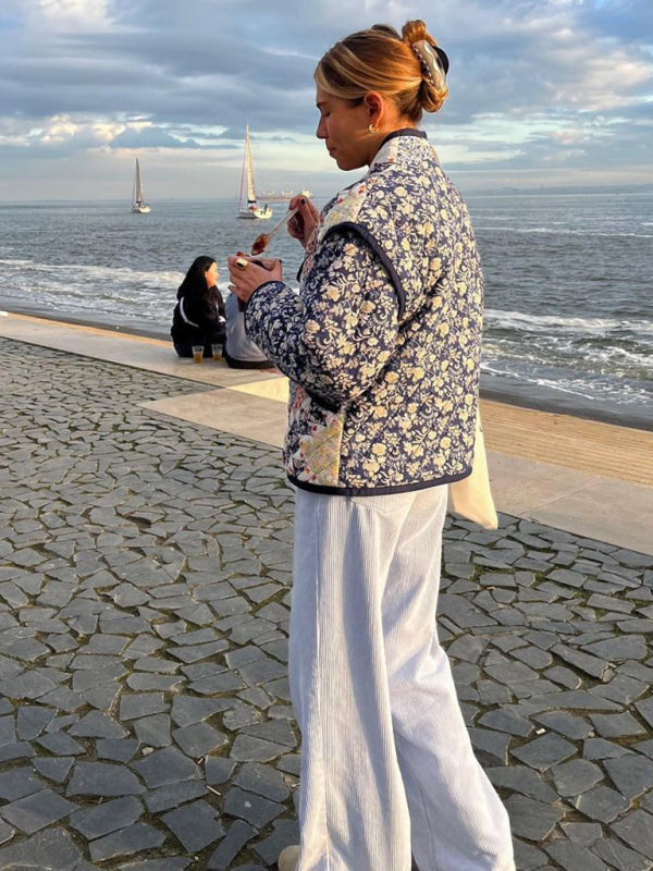 صدرية منسوجة مبطنة بدون أكمام – Smiling Maria