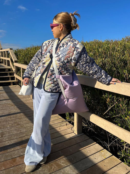 Quilted Woven Sleeveless Vest – Smiling Maria