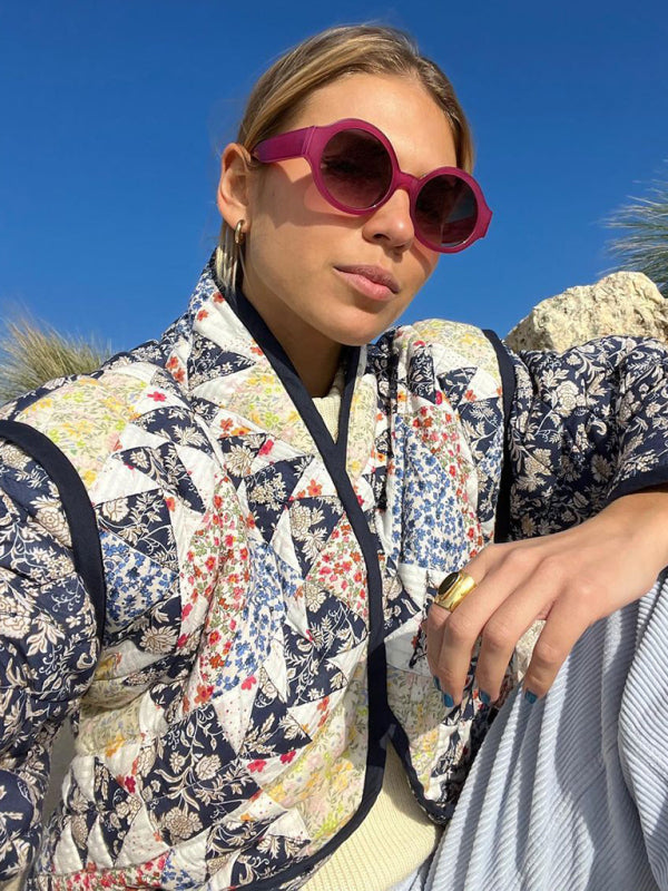 صدرية منسوجة مبطنة بدون أكمام – Smiling Maria