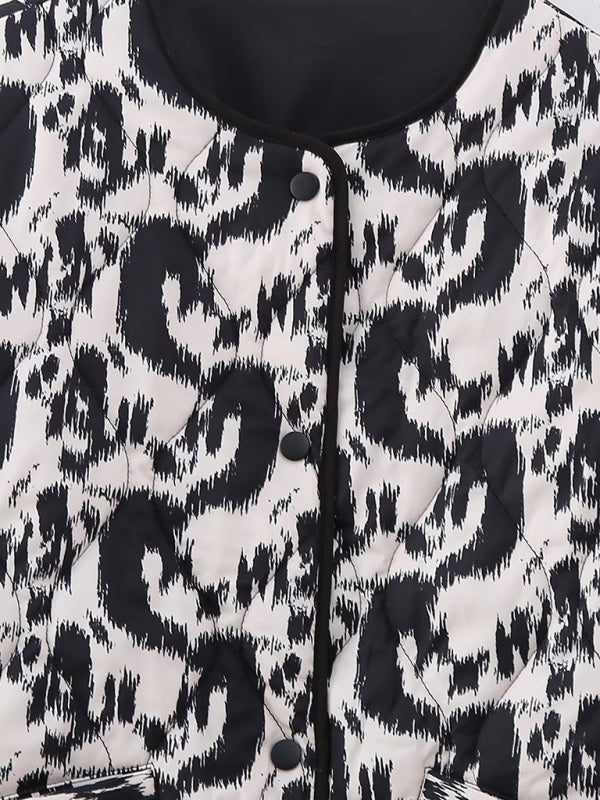 Animal Print Knit Jacket – Smiling Maria