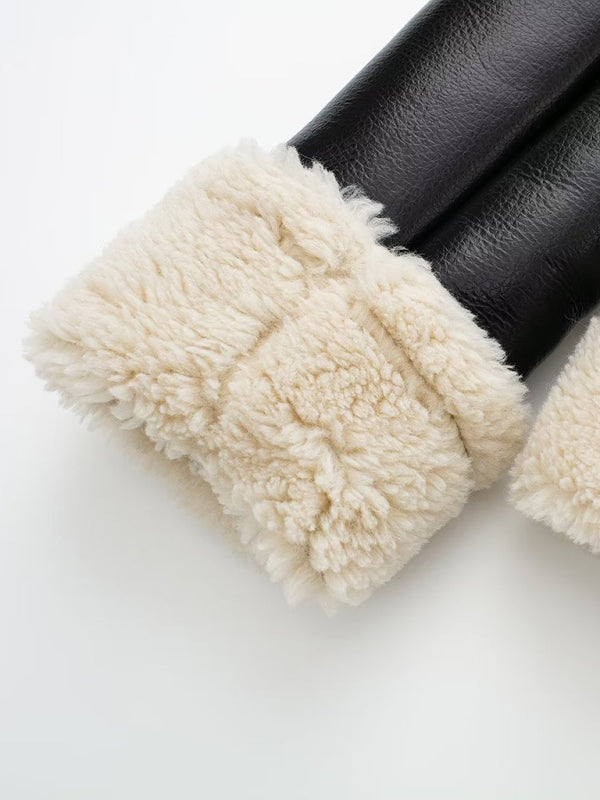 Двусторонняя короткая мото куртка – Smiling Maria