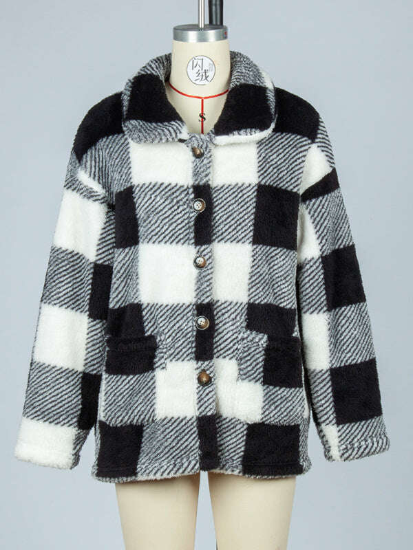 plaid-velvet-single-breasted-jacket-34839701