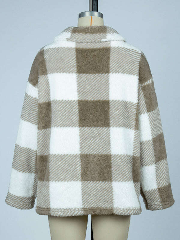 plaid-velvet-single-breasted-jacket-34839695