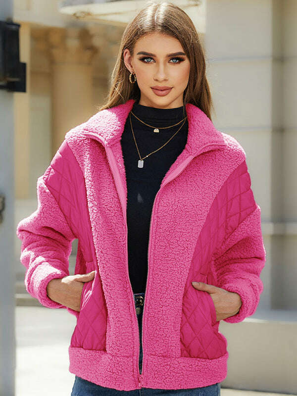 plush-patchwork-zip-up-cardigan-jacket-34840422