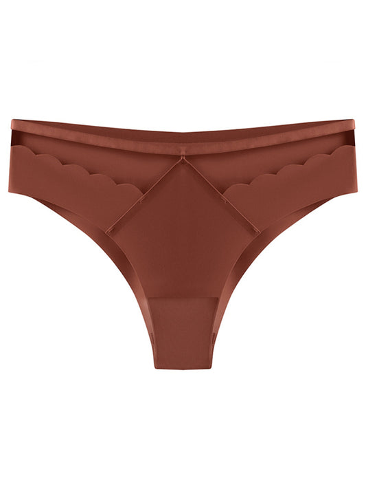 Seamless Low Waist Knit Lingerie Panties – Sexy Self Design for Spring & Summer