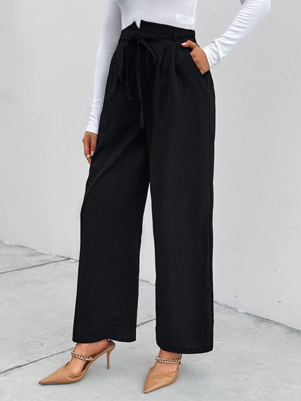High Waist Wide Leg Trousers for Women