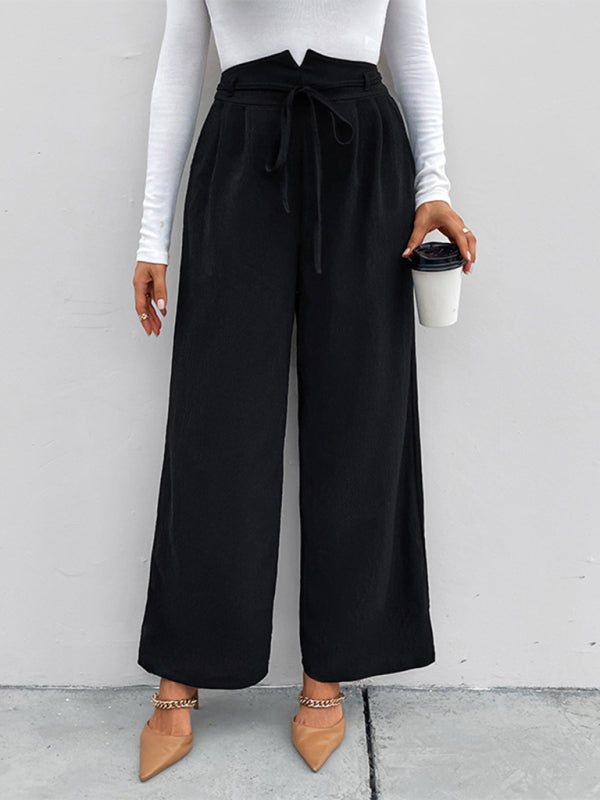High Waist Wide Leg Trousers for Women