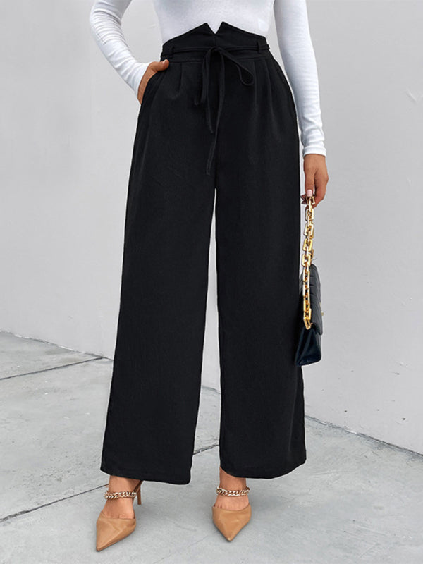 High Waist Wide Leg Trousers for Women