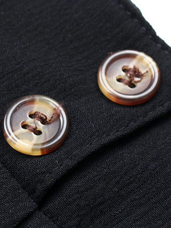 High-Waisted Wide Leg Pants with Self Design