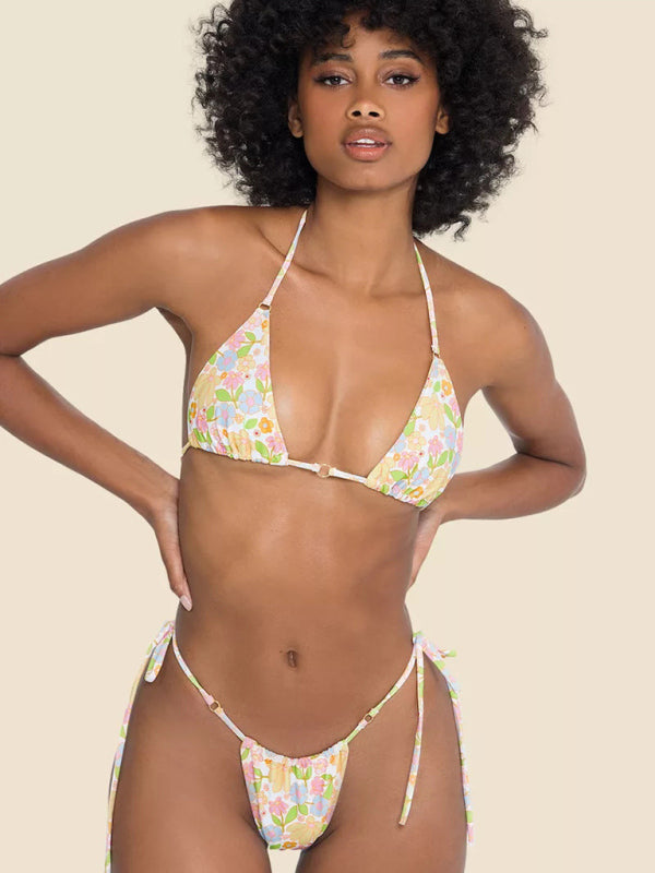 Metal Ring Strap Bikini Set – Two-Piece, Sexy Fit, Multiple Patterns