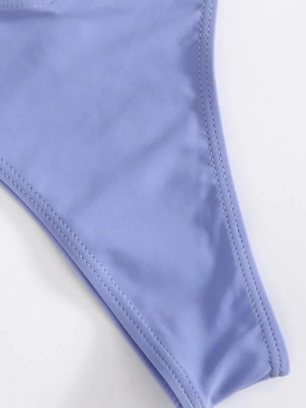 Solid Color Underwire Bikini – Supportive Fit & Sexy Design, Spring-Summer Ready