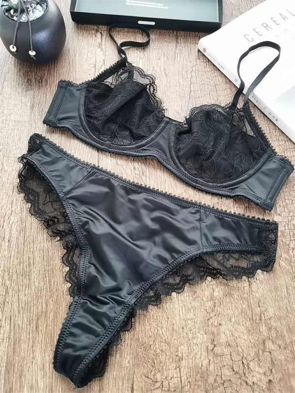 Lace Push-Up Bra & Panty Set – Smiling Maria
