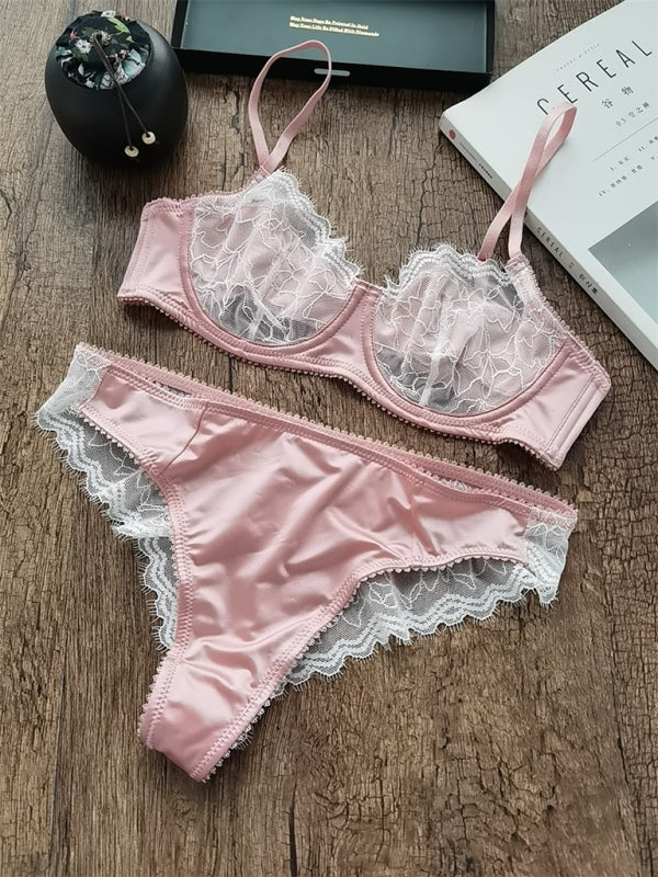 Lace Push-Up Bra & Panty Set – Smiling Maria