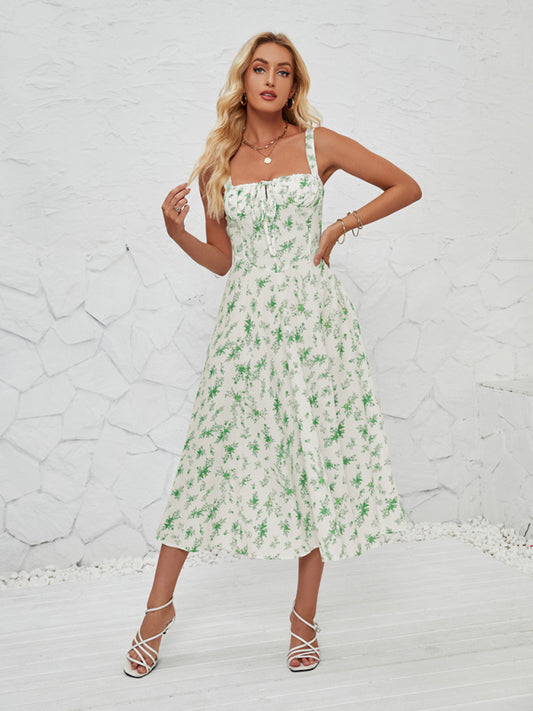 Floral Pastoral Maxi Dress – Lightweight Summer Sundress for Women
